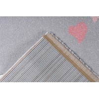 Tapis 170x120cm, design A623O coloris gris - Confort et élégance pour votre intérieur