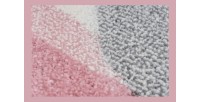 Tapis 170x120cm, design A723O coloris rose - Confort et élégance pour votre intérieur