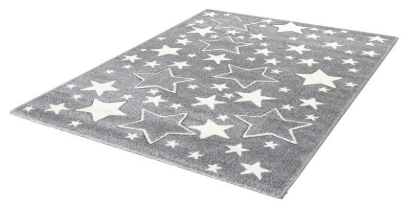 Tapis 150x80cm, design A923O coloris gris - Confort et élégance pour votre intérieur