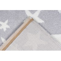 Tapis 150x80cm, design A923O coloris gris - Confort et élégance pour votre intérieur