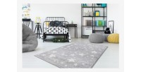 Tapis 230x160cm, design A923O coloris gris - Confort et élégance pour votre intérieur