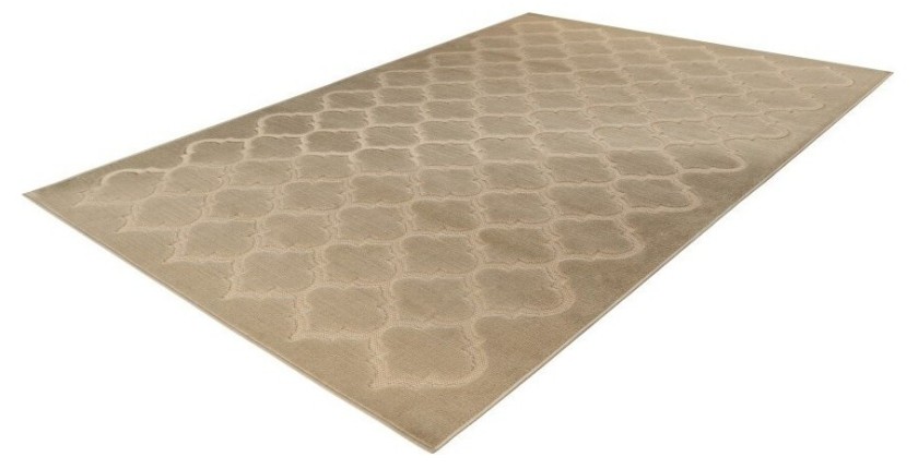 Tapis 300x80cm, design A102A coloris beige - Confort et élégance pour votre intérieur