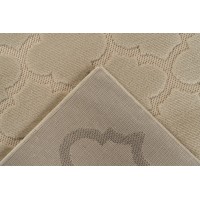 Tapis 300x80cm, design A102A coloris beige - Confort et élégance pour votre intérieur