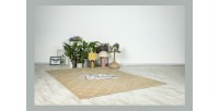 Tapis 230x160cm, design A102A coloris beige - Confort et élégance pour votre intérieur