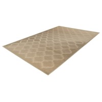 Tapis 230x160cm, design A102A coloris beige - Confort et élégance pour votre intérieur