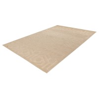 Tapis 170x120cm, design A202A coloris beige - Confort et élégance pour votre intérieur