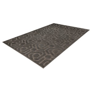 Tapis 170x120cm, design A202A coloris gris - Confort et élégance pour votre intérieur