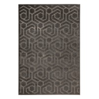 Tapis 230x160cm, design A202A coloris gris - Confort et élégance pour votre intérieur