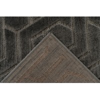 Tapis 290x200cm, design A202A coloris gris - Confort et élégance pour votre intérieur