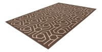 Tapis 170x120cm, design A202A coloris taupe - Confort et élégance pour votre intérieur