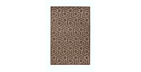 Tapis 290x200cm, design A202A coloris taupe - Confort et élégance pour votre intérieur