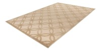 Tapis 150x80cm, design A302A coloris beige - Confort et élégance pour votre intérieur