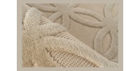 Tapis 150x80cm, design A302A coloris beige - Confort et élégance pour votre intérieur