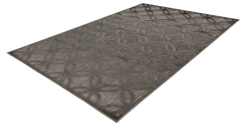 Tapis 150x80cm, design A302A coloris gris - Confort et élégance pour votre intérieur