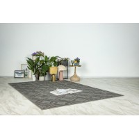 Tapis 170x120cm, design A302A coloris gris - Confort et élégance pour votre intérieur