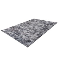 Tapis 150x80cm, design B005O coloris graphite - Confort et élégance pour votre intérieur