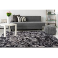 Tapis 170x120cm, design B005O coloris graphite - Confort et élégance pour votre intérieur