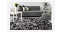 Tapis 230x160cm, design B005O coloris graphite - Confort et élégance pour votre intérieur