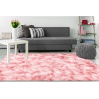 Tapis 150x80cm, design B005O coloris rose - Confort et élégance pour votre intérieur