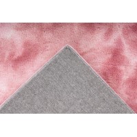 Tapis 150x80cm, design B005O coloris rose - Confort et élégance pour votre intérieur