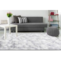 Tapis 150x80cm, design B005O coloris gris - Confort et élégance pour votre intérieur