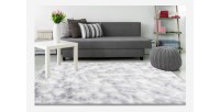 Tapis 170x120cm, design B005O coloris gris - Confort et élégance pour votre intérieur