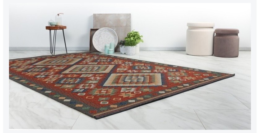 Tapis 290x200cm, design C103I coloris multicolore - Confort et élégance pour votre intérieur