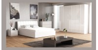 Lit Design VERONA. Couchage 180x200. Lit 2 places pour chambre à coucher