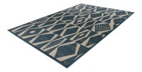 Tapis 150x80cm, design C203I coloris bleu - Confort et élégance pour votre intérieur