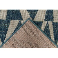 Tapis 230x160cm, design C203I coloris bleu - Confort et élégance pour votre intérieur