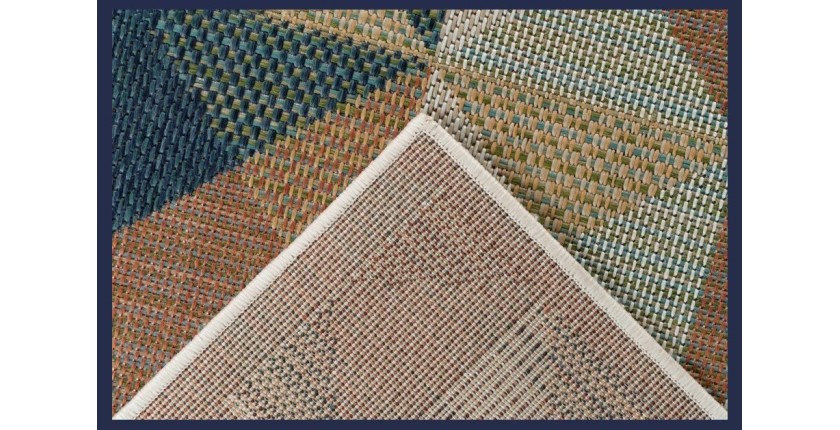 Tapis 150x80cm, design C303I coloris multicolore - Confort et élégance pour votre intérieur