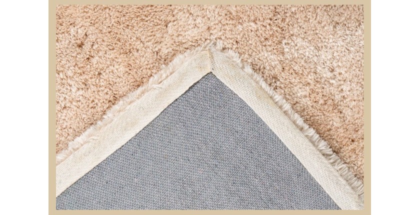 Tapis 150x80cm, design C005D coloris sable - Confort et élégance pour votre intérieur