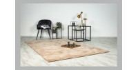 Tapis 170x120cm, design C007Y coloris beige - Confort et élégance pour votre intérieur