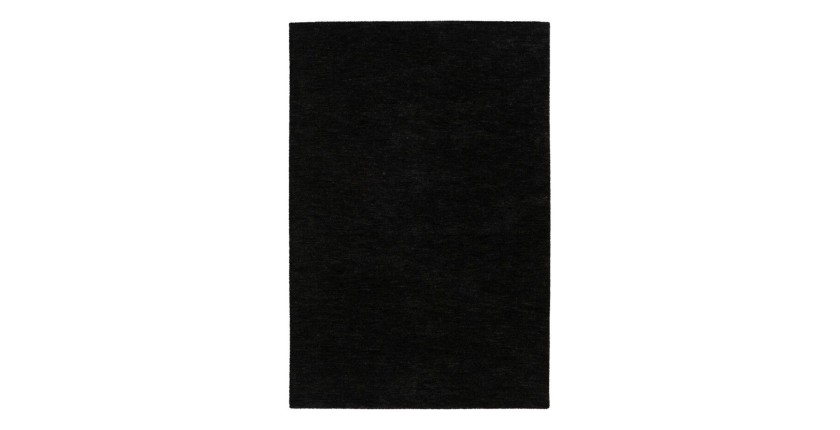 Tapis 150x80cm, design C007Y coloris noir - Confort et élégance pour votre intérieur