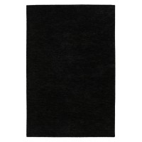 Tapis 150x80cm, design C007Y coloris noir - Confort et élégance pour votre intérieur