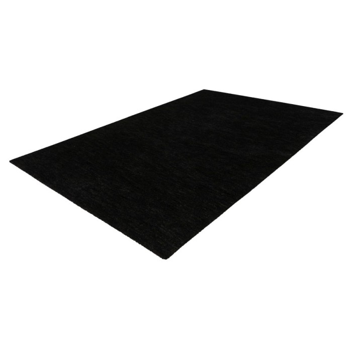 Tapis 290x200cm, design C007Y coloris noir - Confort et élégance pour votre intérieur