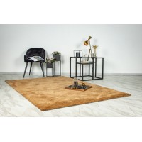 Tapis 150x80cm, design C007Y coloris camel - Confort et élégance pour votre intérieur