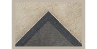 Tapis 170x120cm, design C007Y coloris ivoire - Confort et élégance pour votre intérieur