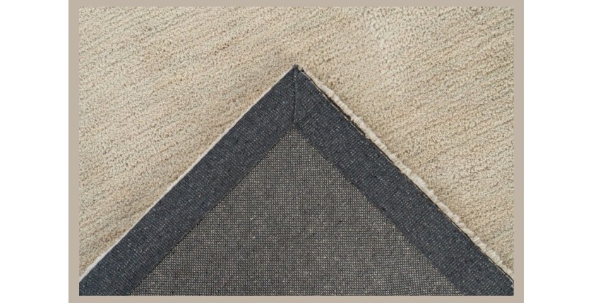 Tapis 290x200cm, design C007Y coloris ivoire - Confort et élégance pour votre intérieur