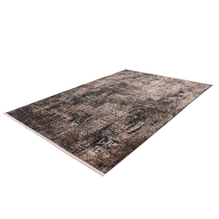 Tapis 170x120cm, design C209E coloris beige - Confort et élégance pour votre intérieur