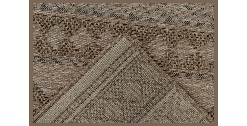 Tapis 150x80cm, design C203A coloris naturel - Confort et élégance pour votre intérieur