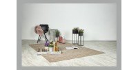 Tapis 170x120cm, design C203A coloris naturel - Confort et élégance pour votre intérieur