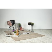 Tapis 150x80cm, design C303A coloris naturel - Confort et élégance pour votre intérieur