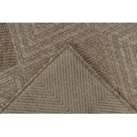 Tapis 150x80cm, design C403A coloris naturel - Confort et élégance pour votre intérieur