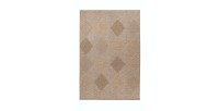 Tapis 170x120cm, design C403A coloris naturel - Confort et élégance pour votre intérieur