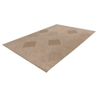 Tapis 230x160cm, design C403A coloris naturel - Confort et élégance pour votre intérieur