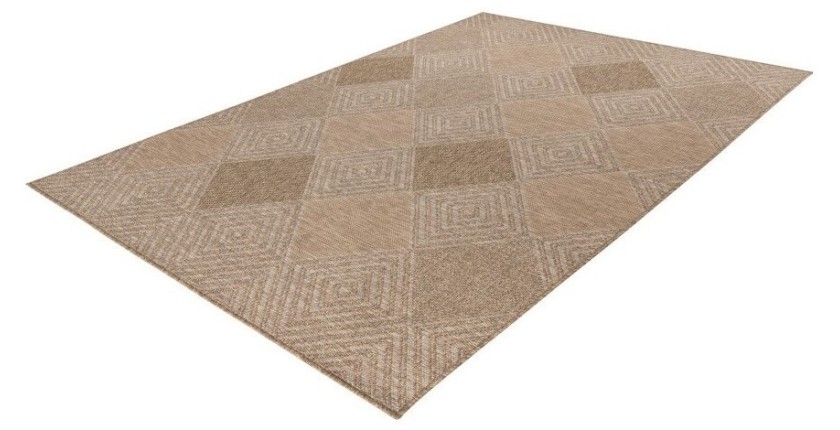 Tapis 290x200cm, design C403A coloris naturel - Confort et élégance pour votre intérieur