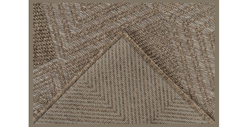 Tapis 290x200cm, design C403A coloris naturel - Confort et élégance pour votre intérieur