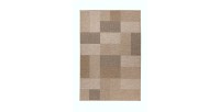 Tapis 150x80cm, design C603A coloris naturel - Confort et élégance pour votre intérieur