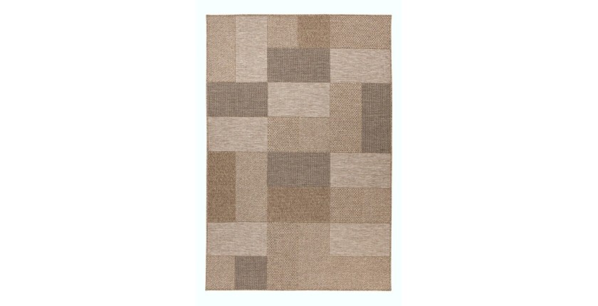 Tapis 150x80cm, design C603A coloris naturel - Confort et élégance pour votre intérieur